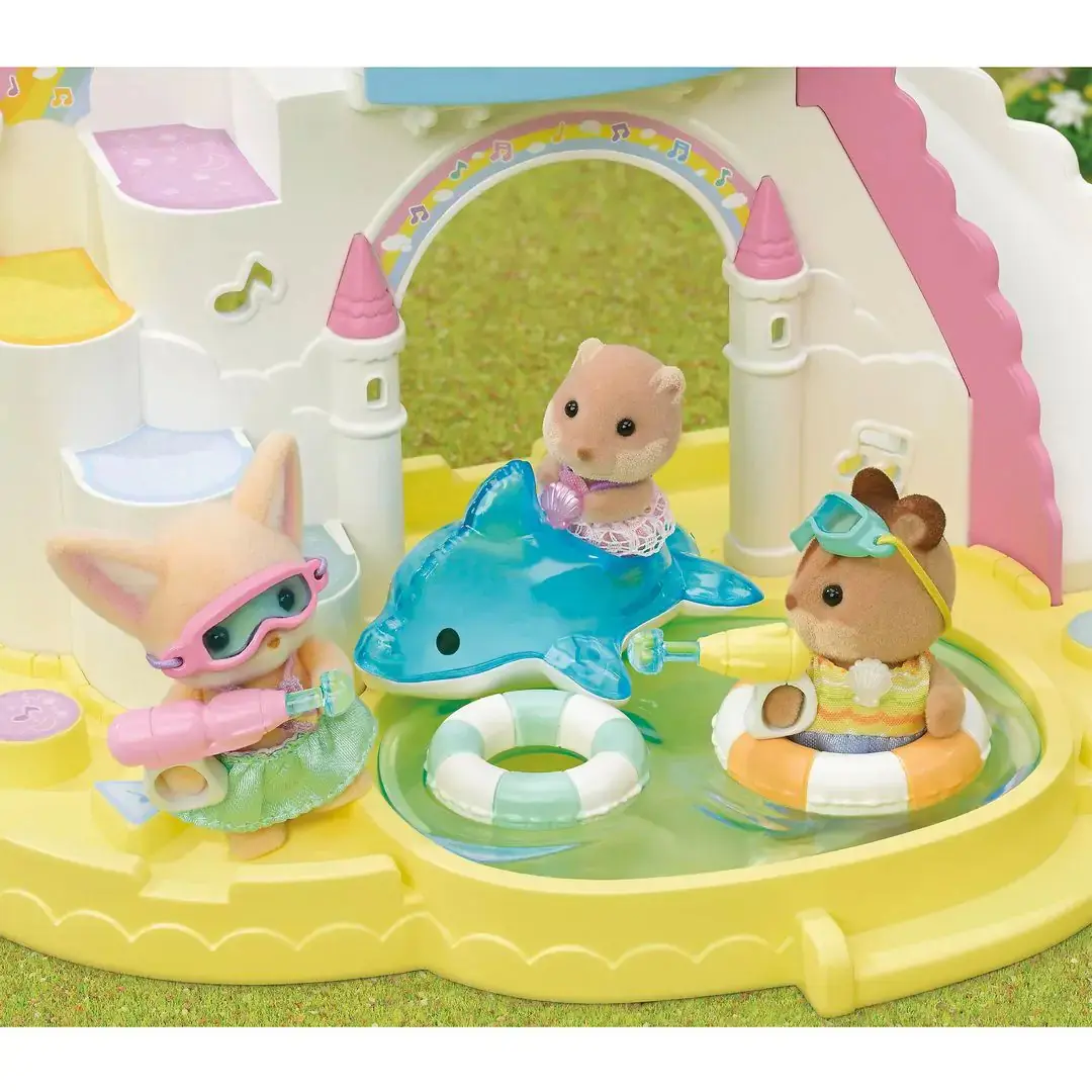 Epoch Sylvanian Families Pool Fun Trio Figūriņu komplekts Photo 5