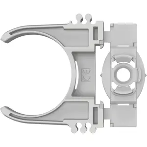 Bosch Powertools PRO EPC-32 pipe clip, 50 pieces (light gray, for pipes Ø 32mm)