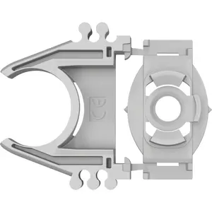 Bosch Powertools PRO EPC-16 pipe clip, 100 pieces (light gray, for pipes Ø 16mm)