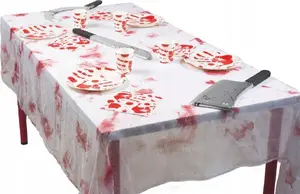BaByliss plastikāta galdauts Asiņainais Halovīns 150x180cm