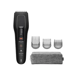 Машинка для стрижки волос Philips 5000 series HC5733 с аккумуляторным питанием, временем автономной работы 75 минут, регулируемой насадкой и 14 установками длины от 3 мм до 28 мм