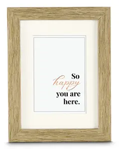 Hama Serena Single Picture Frame Oak MDF Glass FSC Certified