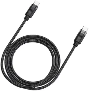 Кабель USB-C на USB-C ORICO CDX-60CC-BK-BP Power Delivery 60W 1м черный
