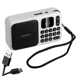 Radio Adler AD 1924 ar Bluetooth un ierakstīšanas funkciju