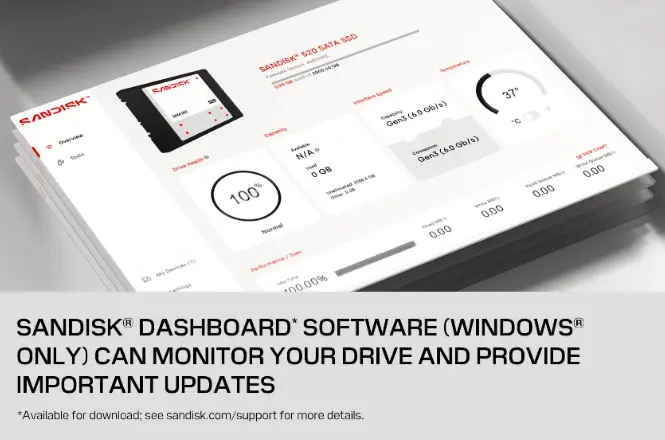 SanDisk SDSS51100TAB-000G0 Внутренний SSD 1 ТБ Photo 3