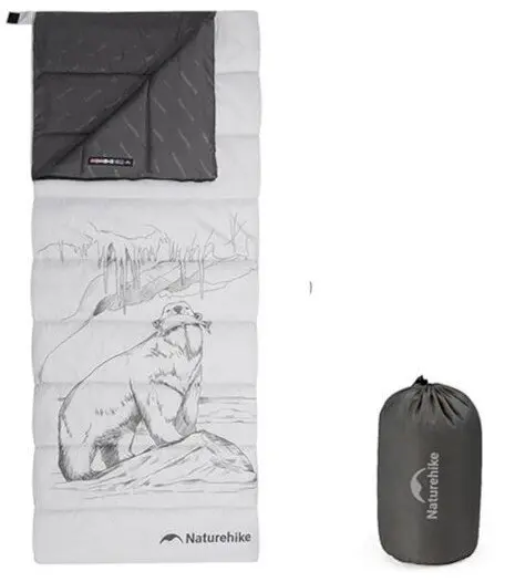 Naturehike M300 Great White Bear guļammaiss