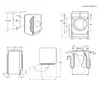 Встраиваемая стиральная машина AEG L7FE48SI Photo 3