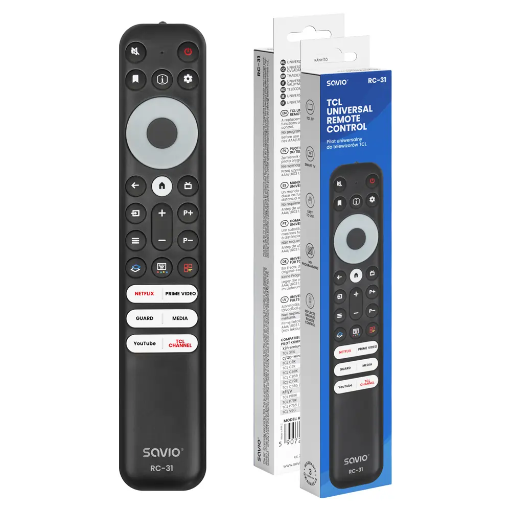 Пульт ДУ Savio RC-31 для телевизоров TCL Smart TV Photo 5