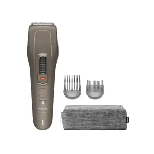 Philips 5000 series Hair Clipper HC5722 Brown Battery Operated with Adjustable Comb Minimum 3 mm Maximum 24 mm Length 75 min Operating Time