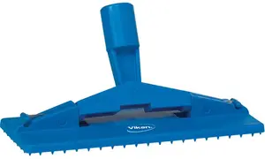 Vikan 55003 Scouring Pad Holder for Handle Blue 95x230 mm