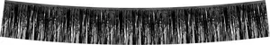 GoDan Metallic Black Decorative Garland 30x300cm
