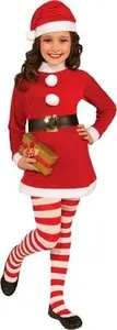 GoDan Girls Santa Claus Costume Universal Size