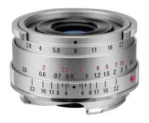 Voigtlander Color Skopar II 28 mm f/2.8 Camera Lens for Leica M Mount Silver