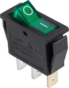 Клавишный переключатель IRS-101-1B зеленый