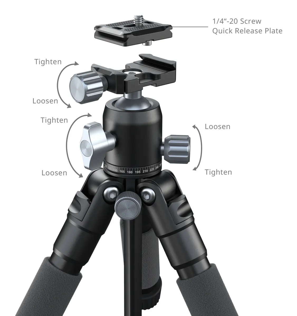 SmallRig VT-20Pro Pārnēsājams galda statīvs Photo 2