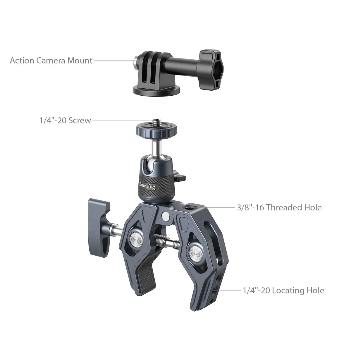 SmallRig 4102B Camera Clamp Photo 2