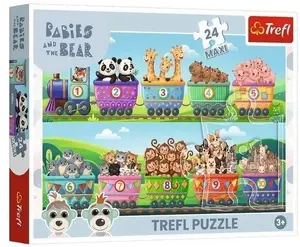 TREFL Świat małych przygód Puzzle 24 Maxi