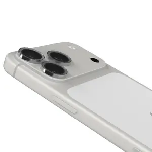 Защитные кольца на камеру Zagg Glass Elite Anti-Reflective для Apple iPhone 18 Pro Max и 18 Pro, цвет Silver Glitter