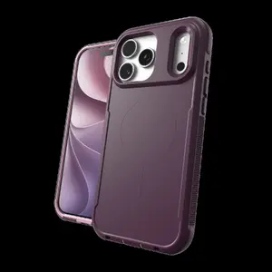 Чехол Zagg Teton Snap с подставкой и кобурой для Apple iPhone 18 Pro Max и 17 Pro Max баклажановый