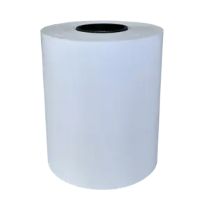 STAR MICRONICS EUROP Termopapīrs Baltas Noņemamas Etiķetes Bez Pamatnes 80 mm