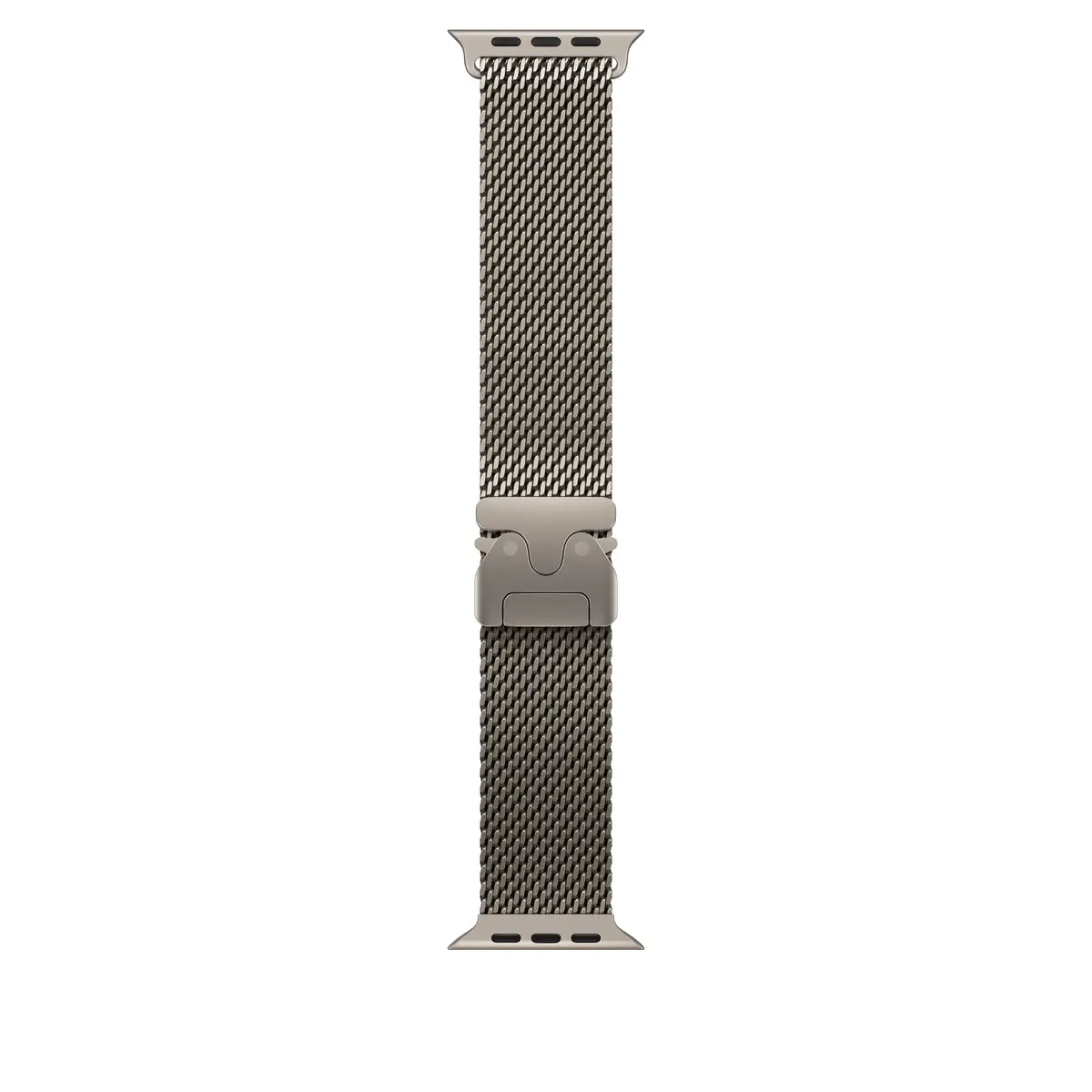 APPLE 49mm Natural Titanium Milanese Loop