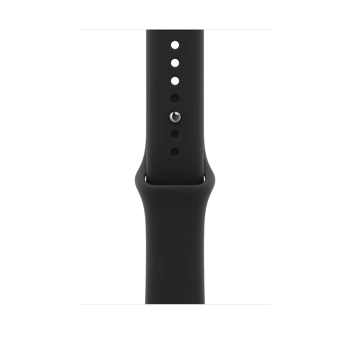 Apple 46mm Viedpulksteņa sporta siksniņa, melna