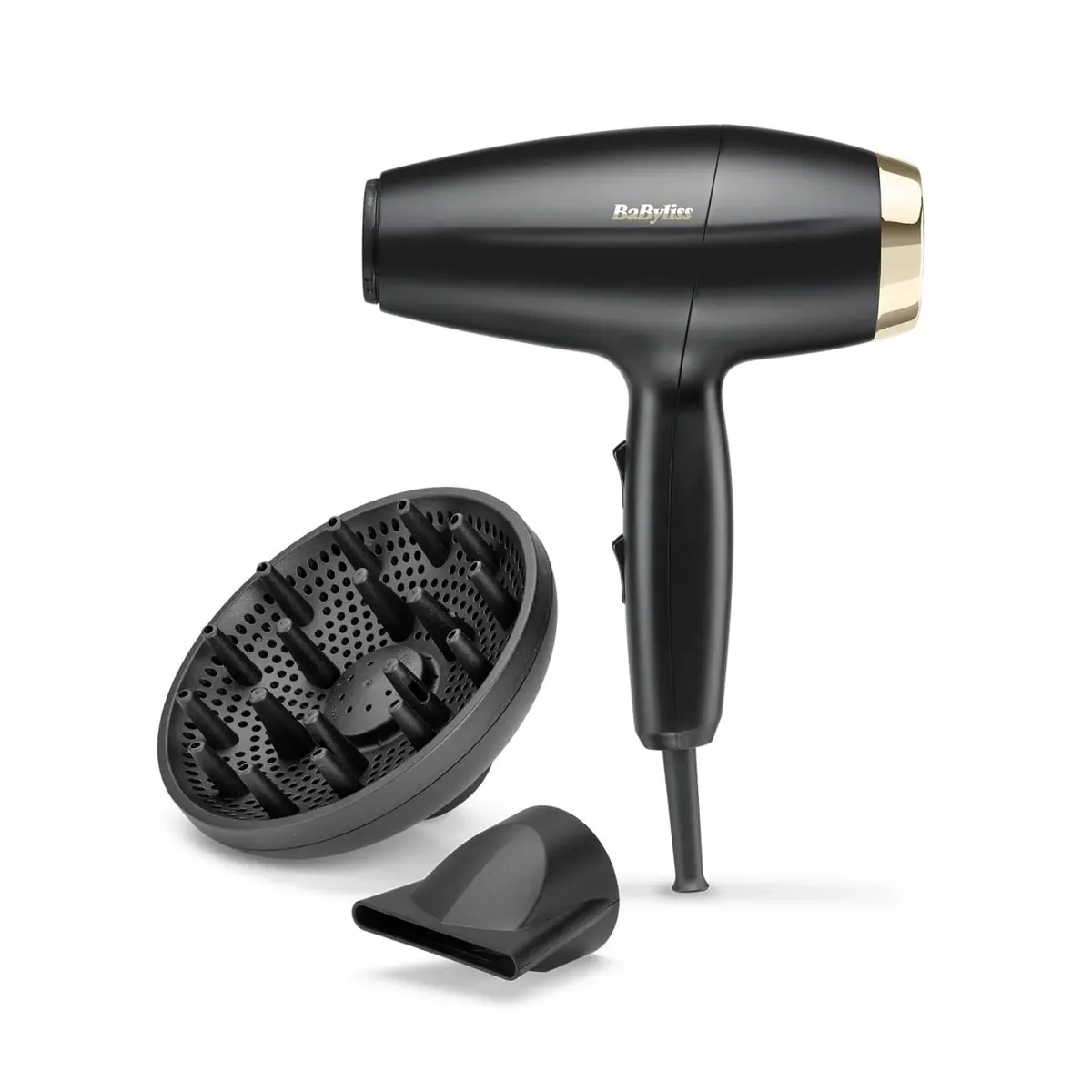 Fēns BaByliss 6150DE melns ar jonizācijas