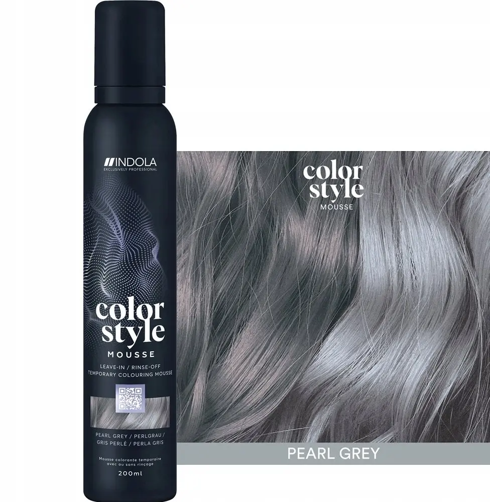 Indola Color Style Mousse Pearl Grey