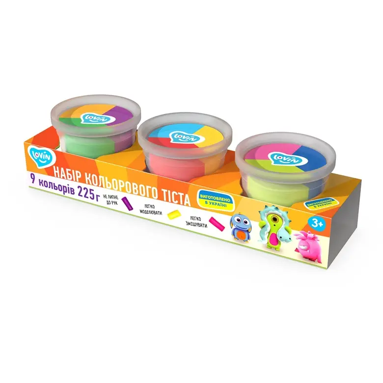 Lovin Daudzkrāsaina plastilīna komplekts Photo 2