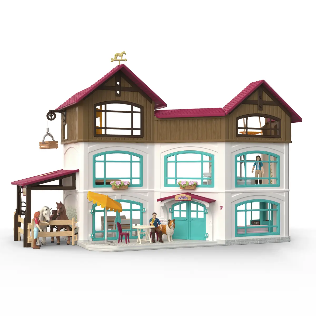 Schleich HORSE CLUB Ezera villa rotaļu komplekts Photo 3