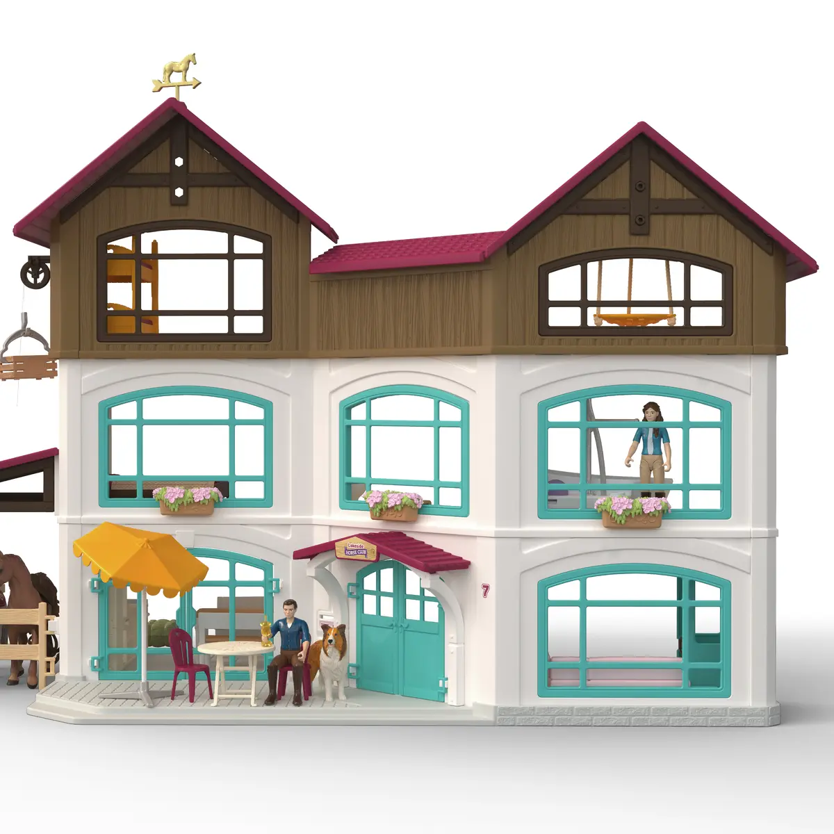 Schleich HORSE CLUB Ezera villa rotaļu komplekts Photo 5