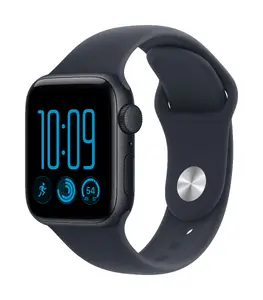 Apple Watch SE 3rd Generation GPS 40mm Smartwatch with Midnight Aluminium Case and Navy Blue Sport Band S/M OLED Display 64GB