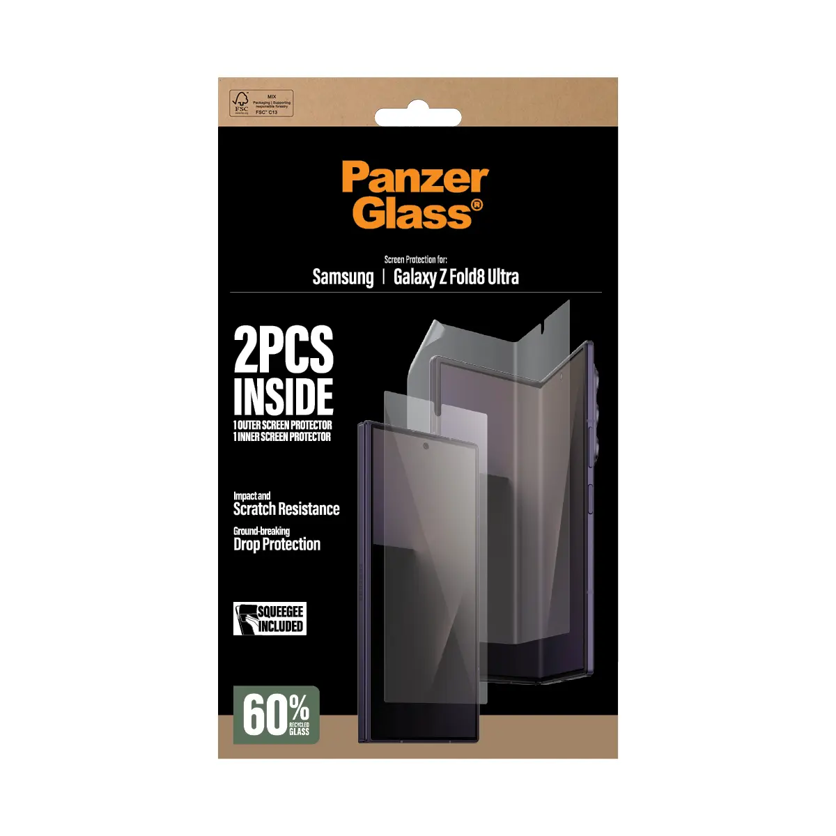 PanzerGlass ekrāna aizsargs Samsung Galaxy Z Fold8 Ultra Photo 3