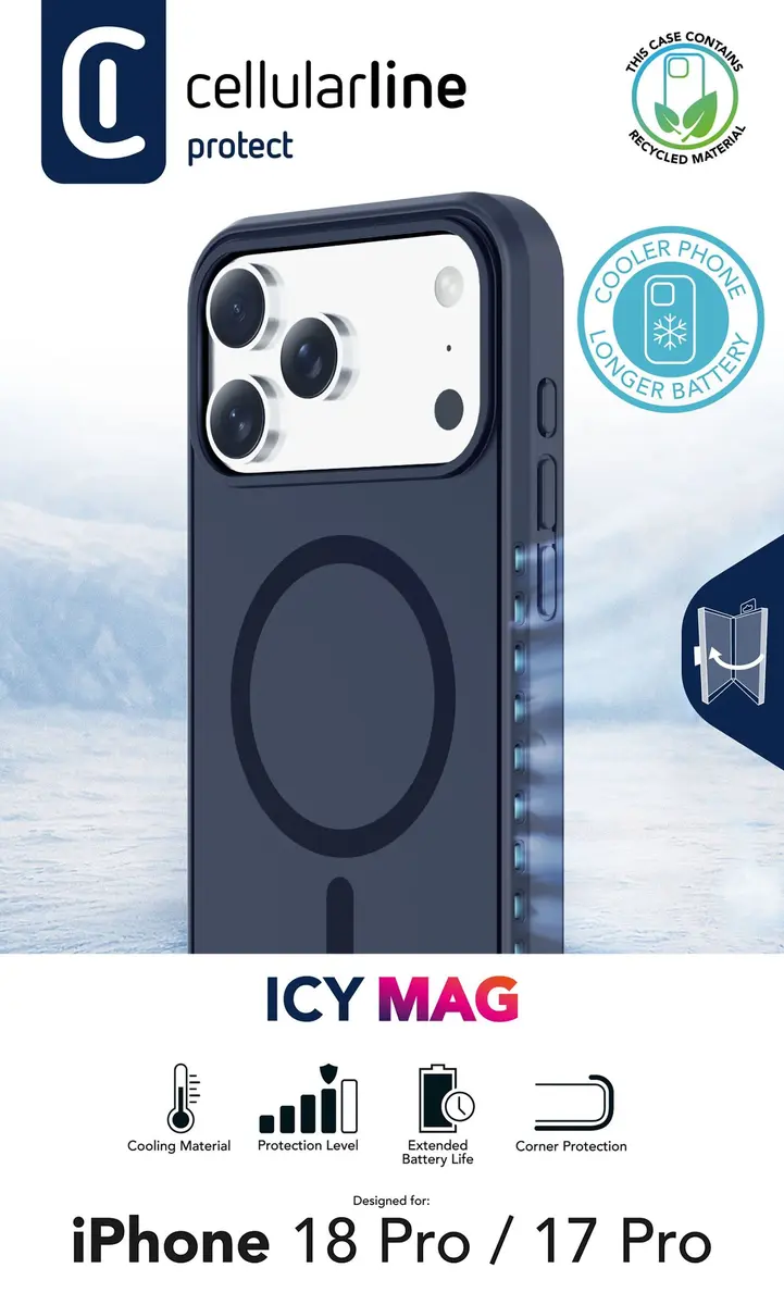 Cellularline ICY MAG vāciņš iPhone 17 Pro / 18 Pro Photo 6