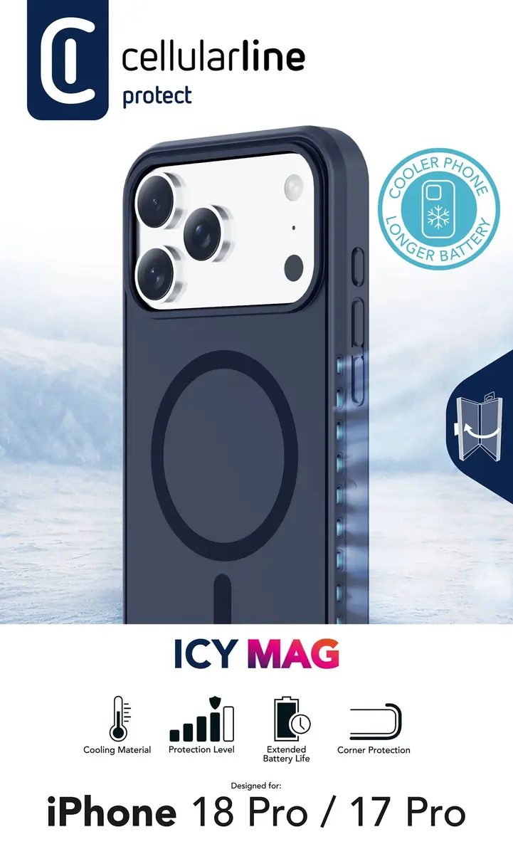 Cellularline ICY MAG vāciņš iPhone 17 Pro / 18 Pro Photo 15
