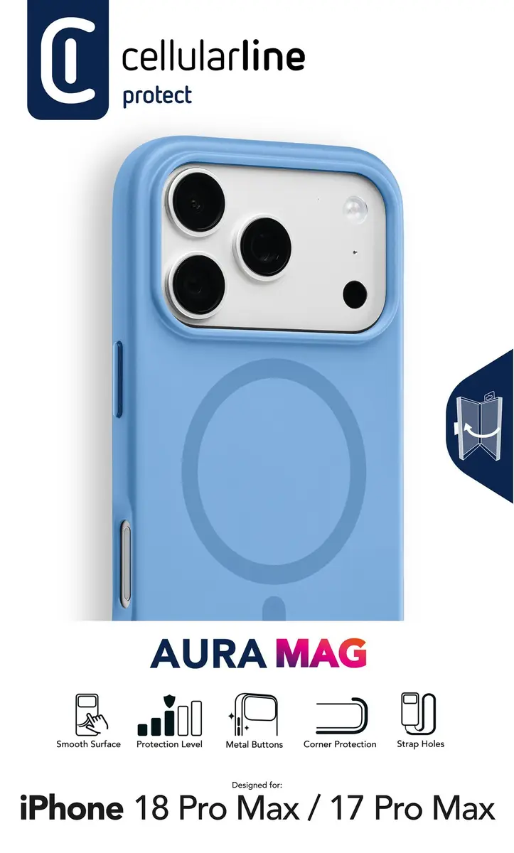 Чехол Cellularline Aura Mag для iPhone 18 Pro Max Photo 13