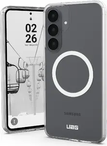 URBAN ARMOR Scout Clear Case with Magnetic Module for Samsung Galaxy S26 FE ice transparent white