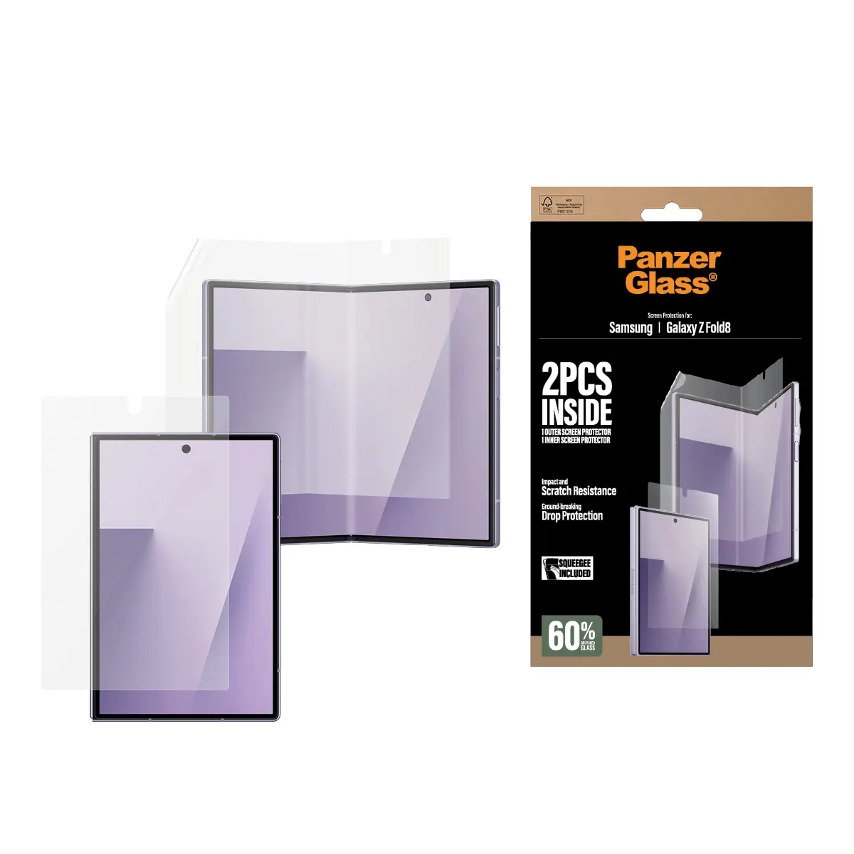 PanzerGlass ekrāna aizsargs Samsung Galaxy Z Fold8 Photo 2