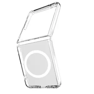 Cellularline Impact Clear Mag aizsargvāciņš Samsung Galaxy Z Flip8 viedtālrunim Caurspīdīgs