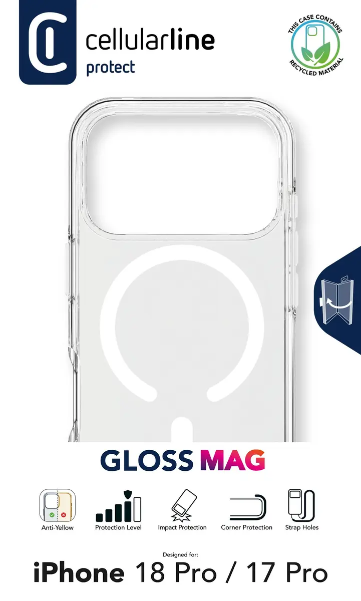 Cellularline Gloss Mag Case for iPhone 17 Pro / 18 Pro Photo 9