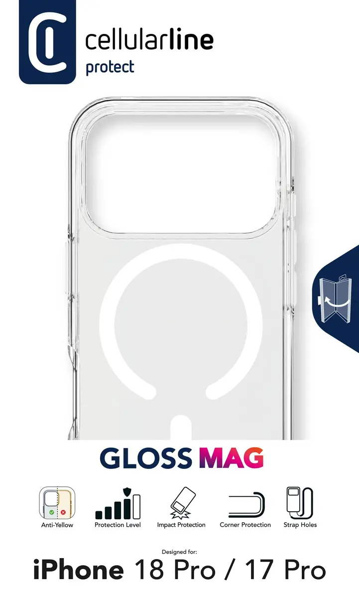 Cellularline Gloss Mag Case for iPhone 17 Pro / 18 Pro Photo 16