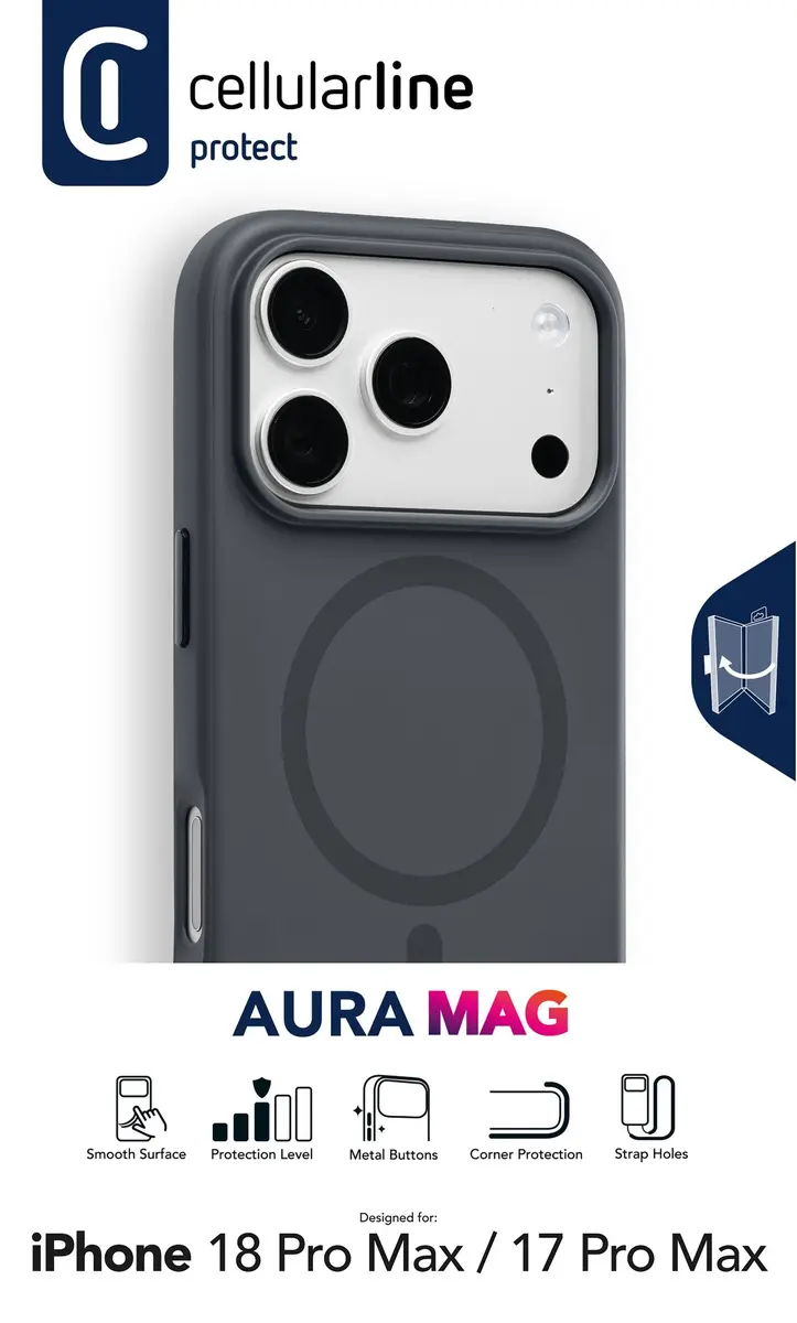 Cellularline Aura Mag vāciņš iPhone 17 / 18 Pro Max Photo 6