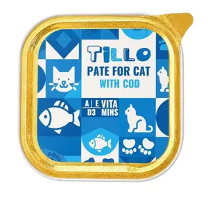 Tillo TILLO Wet Cat Food Cod Pate 100g