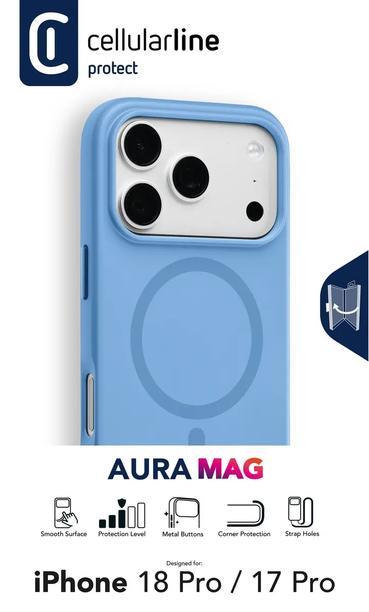 Cellularline AURA MAG vāciņš iPhone 18 Pro Photo 13