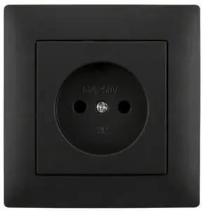 VCX WESA LC 07C Single Power Socket Black