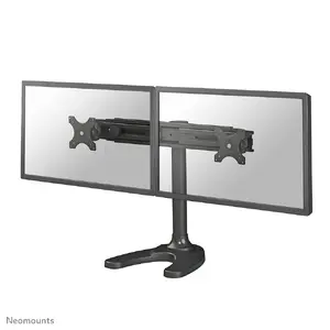 Настольная подставка NewStar FPMA-D700DD для двух мониторов 19-30 дюймов с креплением VESA до 100x100мм Черная