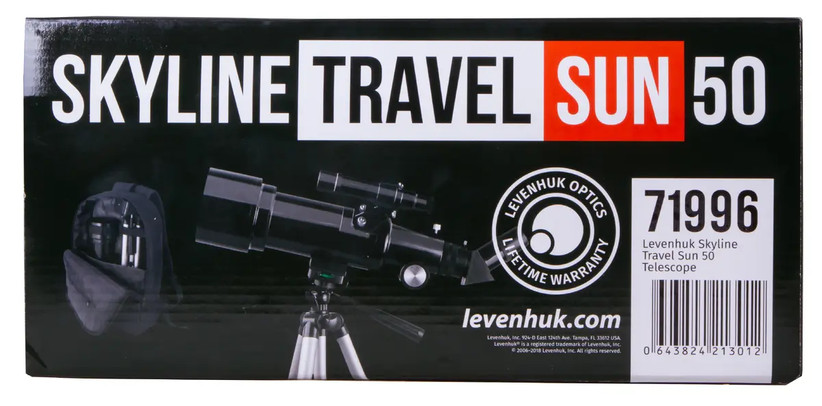 Levenhuk Skyline Travel Sun 50 Refractor Telescope Photo 4