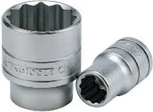 Teng Tools 12-Point Socket 1/2 Inch 23mm