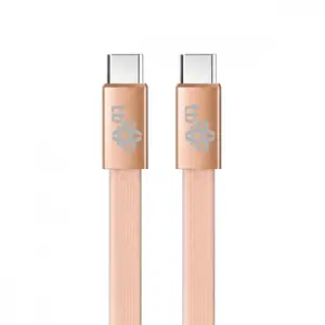 TB AKTBXKUCCFLAT1O USB-C uz USB-C Kabelis 1m Plakans Persiku