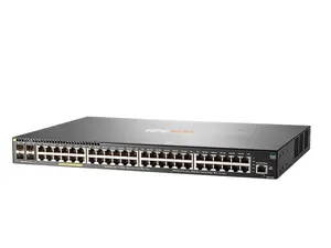 HP Enterprise Aruba 2930F 48G PoE + 4SFP+ Network Switch JL256 with 48 Gigabit Ethernet ports and 4 SFP+ uplink slots